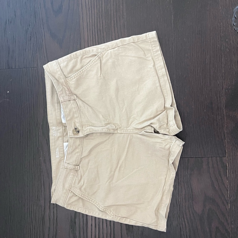 a.n.a Women's Twill Tan Shorts